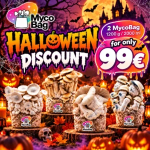 Halloween Discount: 2 MycoBag 1200 g / 2000 ml por 99 €